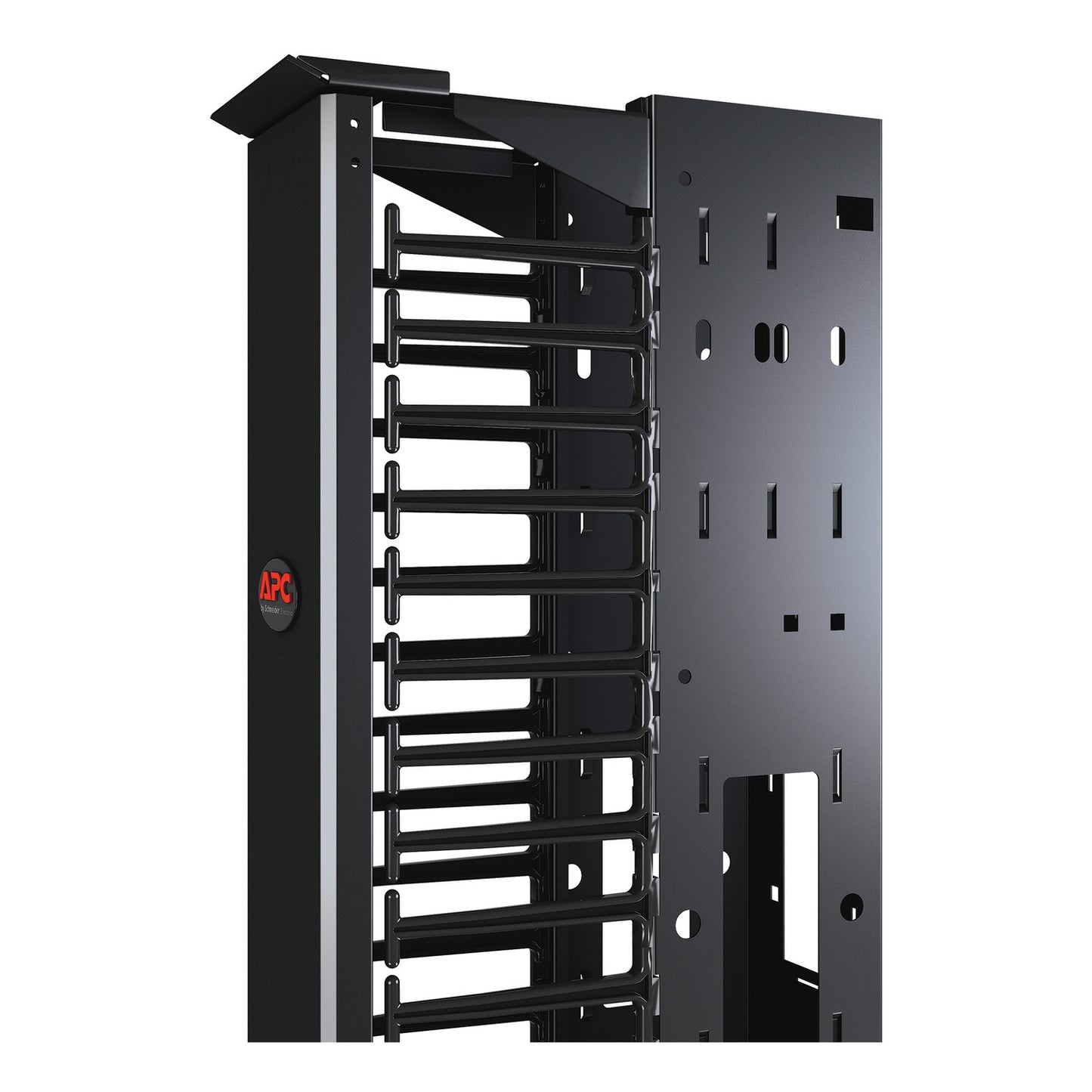 APC AR8625 | CDX Vertical Cable Manager, 84"H x 6"W, Double-Sided with Doors