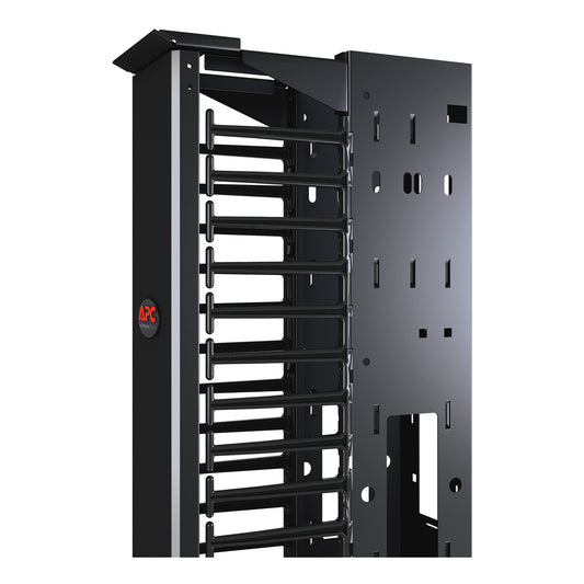 APC AR8625 | CDX Vertical Cable Manager, 84"H x 6"W, Double-Sided with Doors