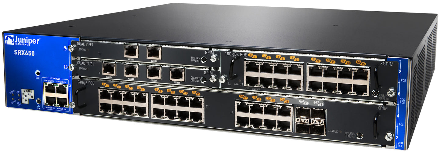 Juniper SRX-GP-QUAD-T1-E1 | SRX Series Quad T1/E1 Network Module