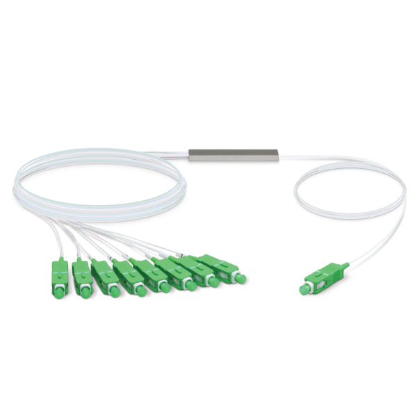 Ubiquiti UF-SPLITTER-8 | UFiber 8x SC Passive Optical Splitter, 4.06m, White
