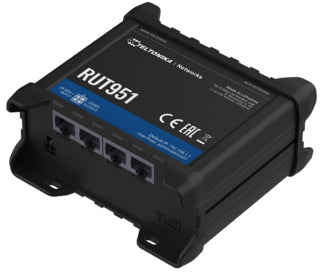 Teltonika RUT951 | RUT951 Cellular Network Router, 4G LTE, Dual SIM, Wi-Fi, AU Plug