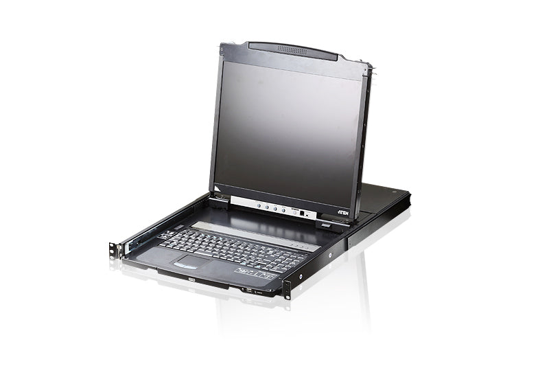 ATEN CL5800N-ATA-AU | CL5800N Dual-Rail 19" LCD Console, VGA, USB/PS2, 1280x1024