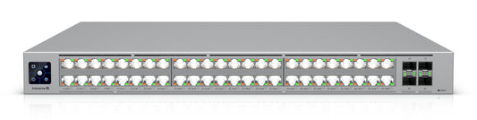 Ubiquiti ECS-48-PoE | UniFi Enterprise Switch L2/L3, 48 x 1GbE PoE, 10G SFP+ Uplinks, 1U