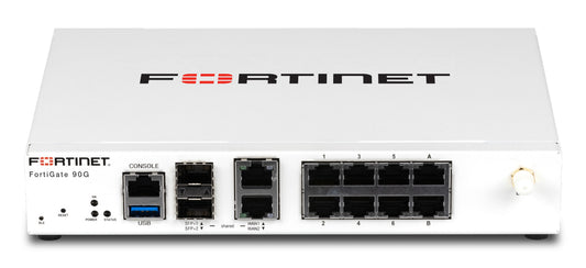 Fortinet FG-90G | FortiGate 90G Firewall, 8 x 1GbE, 2 x 10GbE SFP+/RJ45, 27.9Gbps