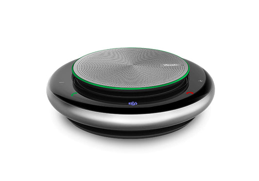 Yealink 1304013 | CP 900 USB/Bluetooth Speakerphone, Black/Silver, High-Quality Audio