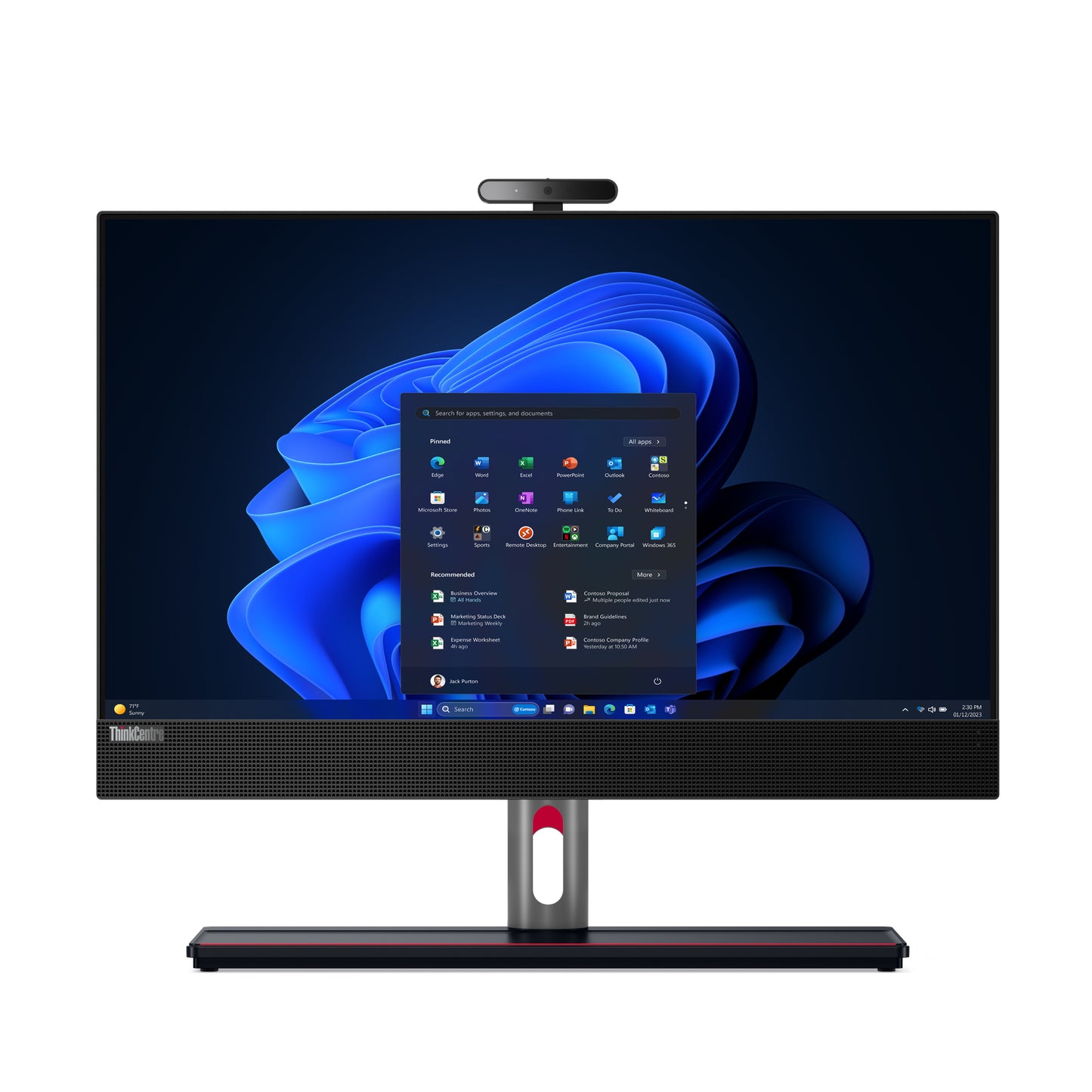 Lenovo 12SH001CAU | ThinkCentre M90a Gen 5 23.8in AiO, Core i7-14700