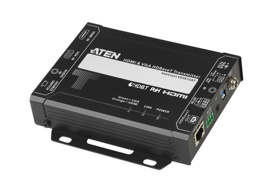 ATEN VE2812AT-AT-U | VE2812AT HDBaseT Transmitter (HDMI/VGA), PoH, 4K@70m, 100m Cat6A