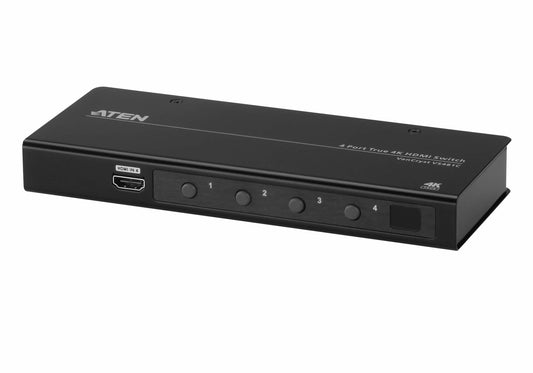 ATEN VS481C-AT-U | VS481C True 4K HDMI Switch, 4 x HDMI In, 1 x Out, 4K60 4:4:4, HDR