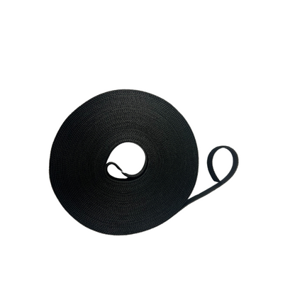 10M Hook and Loop Reusable Cable Tie Roll - Cable Management 10mm Width | Black