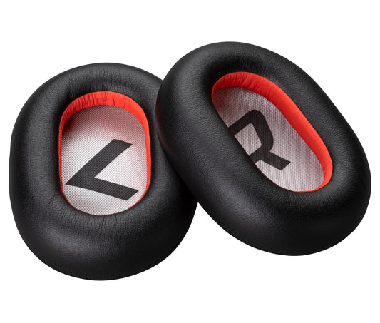 Poly 85Q42AA | Voyager 8200 Black Leatherette Ear Cushions