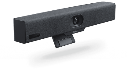 Yealink A10-020-55MR black textured video camera with sleek design
