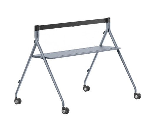 Yealink MB-FLOORSTAND-P750T floorstand silver cart with black tray top