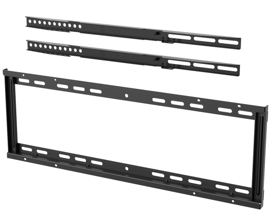 Yealink MD-WALLMOUNT black metal TV wall mount bracket with adjustable slots