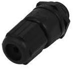 Aruba JW077A CKIT-RJ45-P black rugged ribbed outdoor PoE connector