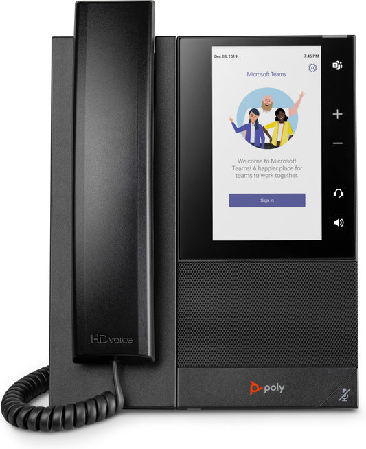 Poly 2200-49720-019 | CCX 500 Business Media Phone for Microsoft Teams, PoE