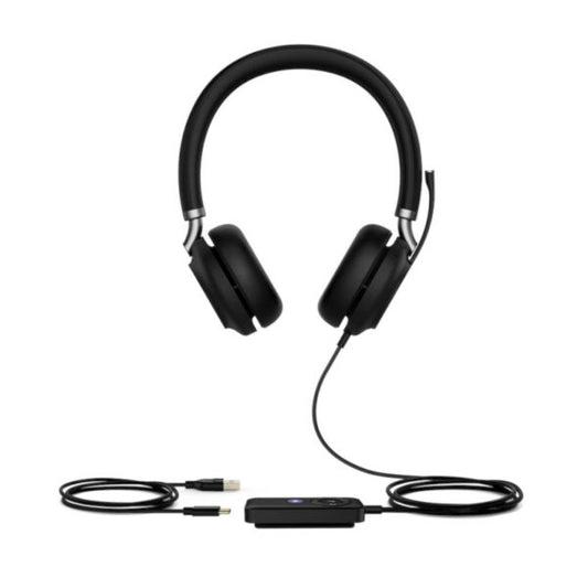 Yealink UH38-Dual-Teams | USB & Bluetooth Headset, Teams Certified, Built-in Battery