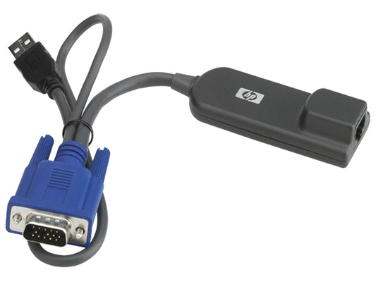 HPE AF628A | KVM Console USB Interface Adapter, Black, Streamline Server Management