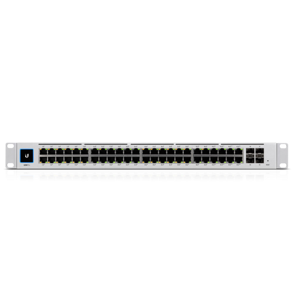 Ubiquiti USW-PRO-48 | UniFi USW-PRO-48 48 x 1GbE Ports, 4x10G SFP+ Uplinks, Managed L2/L3, 1U Switch