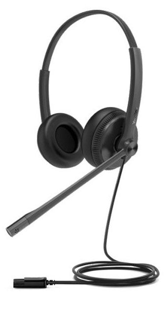 Yealink YHD342 | Wideband QD Dual Headset, Soft Leather Ear Cushion, All Day Comfort