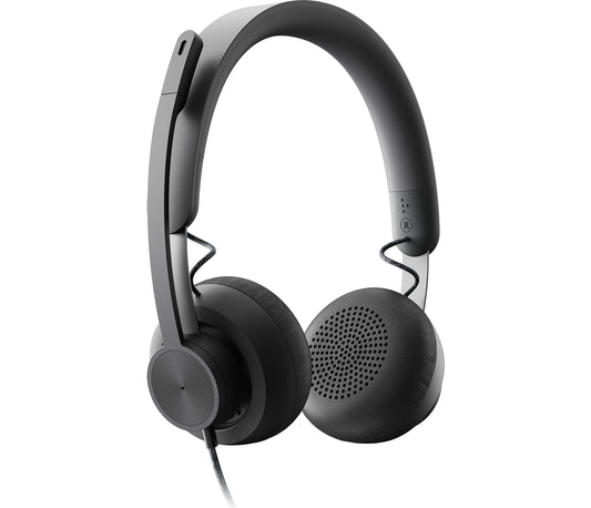 Logitech 981-001097 | Zone Wired UC Headset, USB-A, Noise-Cancelling Mic