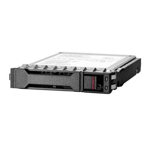 Black and silver hpe p70423-b21 1.6tb nvme gen4 mixed use sff u3 ps1030 ssd with red indicator light on the side
