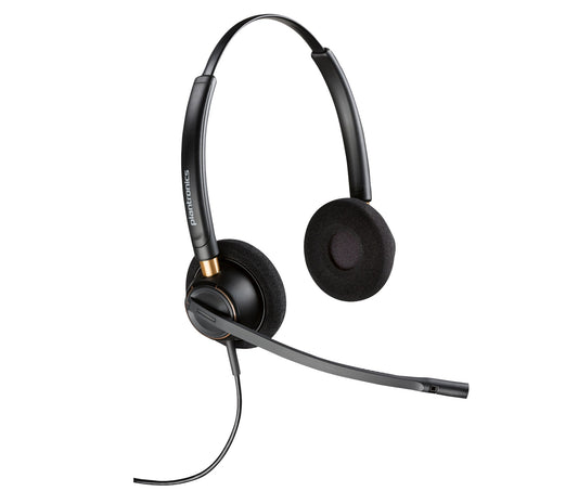 Poly 783P7AA | EncorePro 520 Binaural Headset, Quick Disconnect