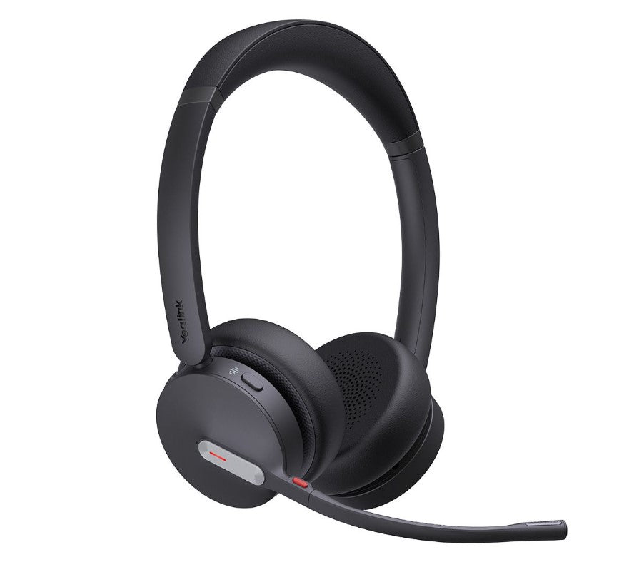Yealink WH64 Hybrid-Dual-Teams | WH64 Series DECT & Bluetooth Wireless Headset, 3-Mic Noise Cancellation, USB-A Dongle