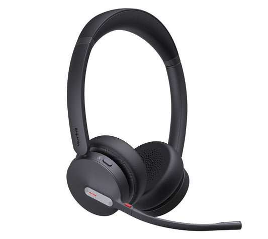 Yealink WH64 Hybrid-Dual-Teams | WH64 Series DECT & Bluetooth Wireless Headset, 3-Mic Noise Cancellation, USB-A Dongle
