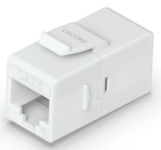 Ubiquiti UACC-KEYSTONE-COUPLER-C6 | Cat6 Keystone Coupler, 12-Pack, Pass-Through