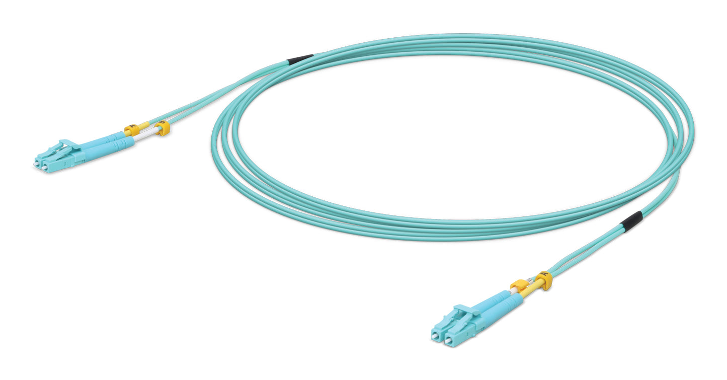 Ubiquiti UACC-OFC-MM-3M | InfiniBand/Fibre Optic Cable, LC/LC, Aqua, 3m
