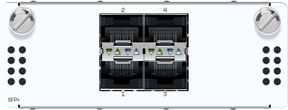 Sophos XGSZTCHF4 4-port 10GbE SFP+ module white PCB with black components