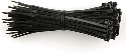 Cable Ties 10cm x 2.5mm | Black | Pack of 100