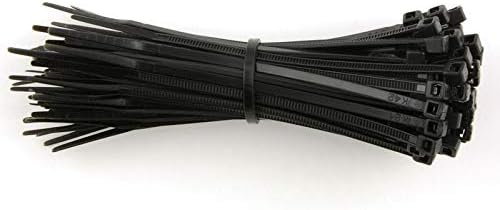 Cable Ties 10cm x 2.5mm | Black | Pack of 100