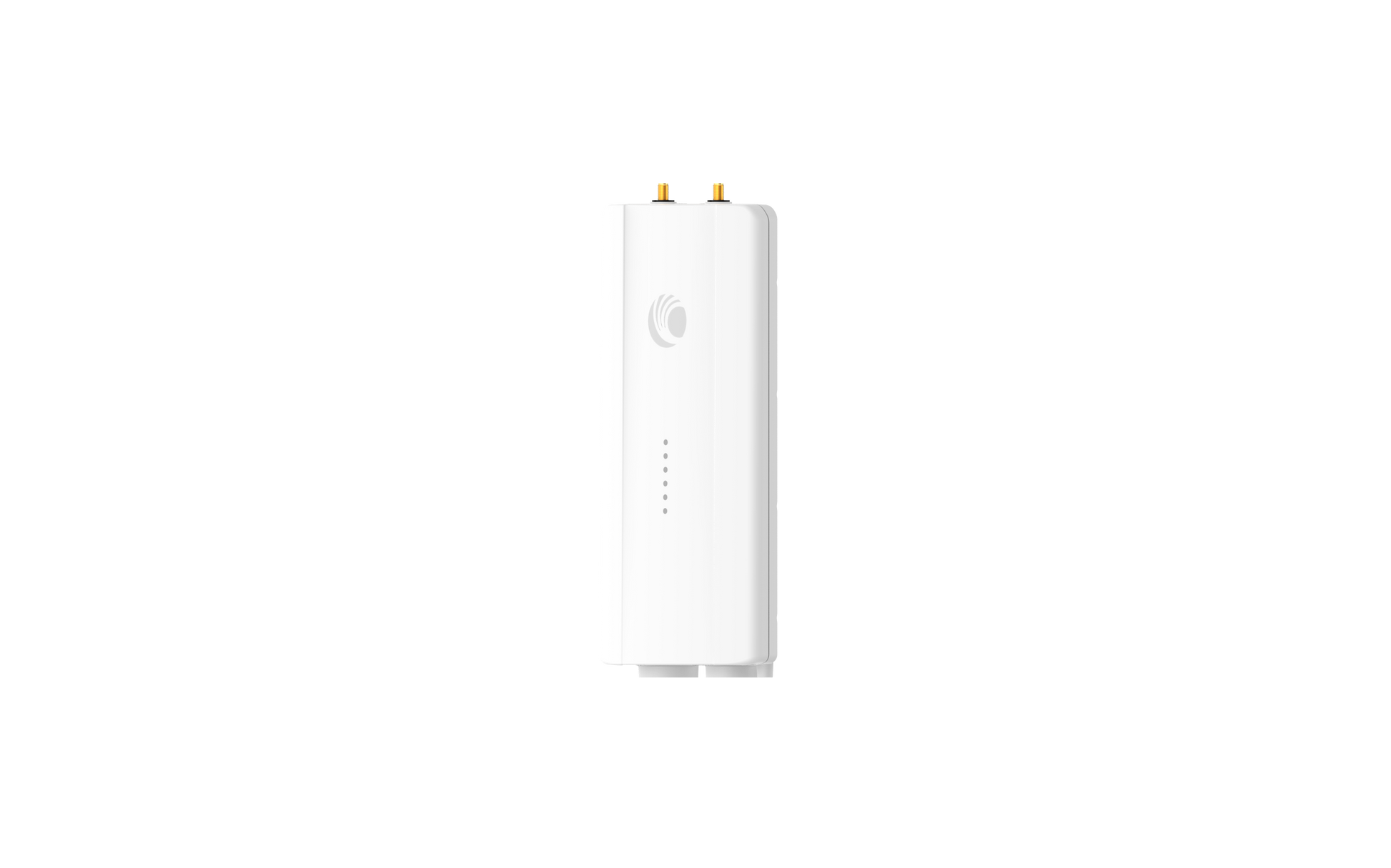Cambium Networks ePMP 4500L 5GHz white router with gold antennas