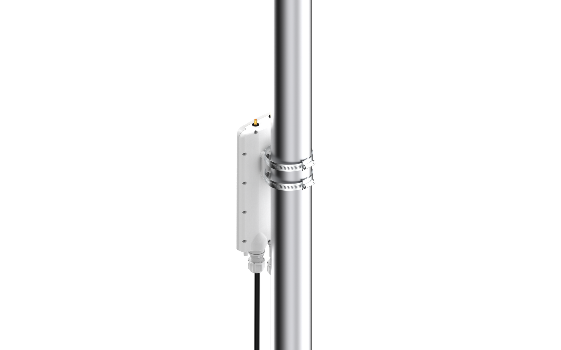 Cambium Networks ePMP 4500L silver pole-mounted antenna bracket