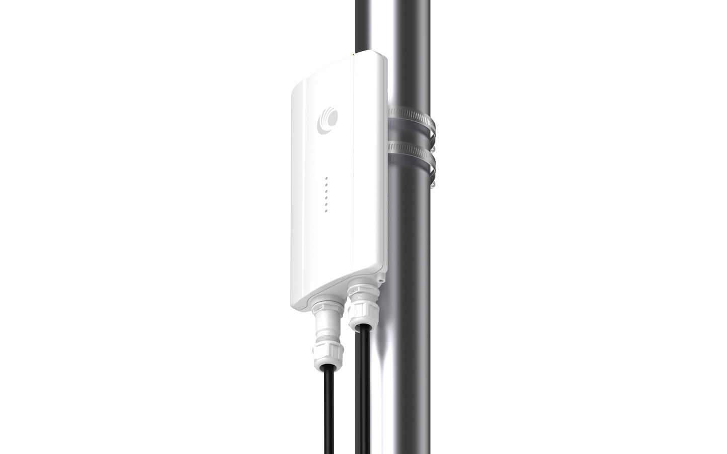 Cambium Networks ePMP 4500L 5GHz white outdoor access point on pole