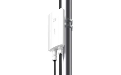 Cambium Networks ePMP 4500L 5GHz white outdoor access point on pole