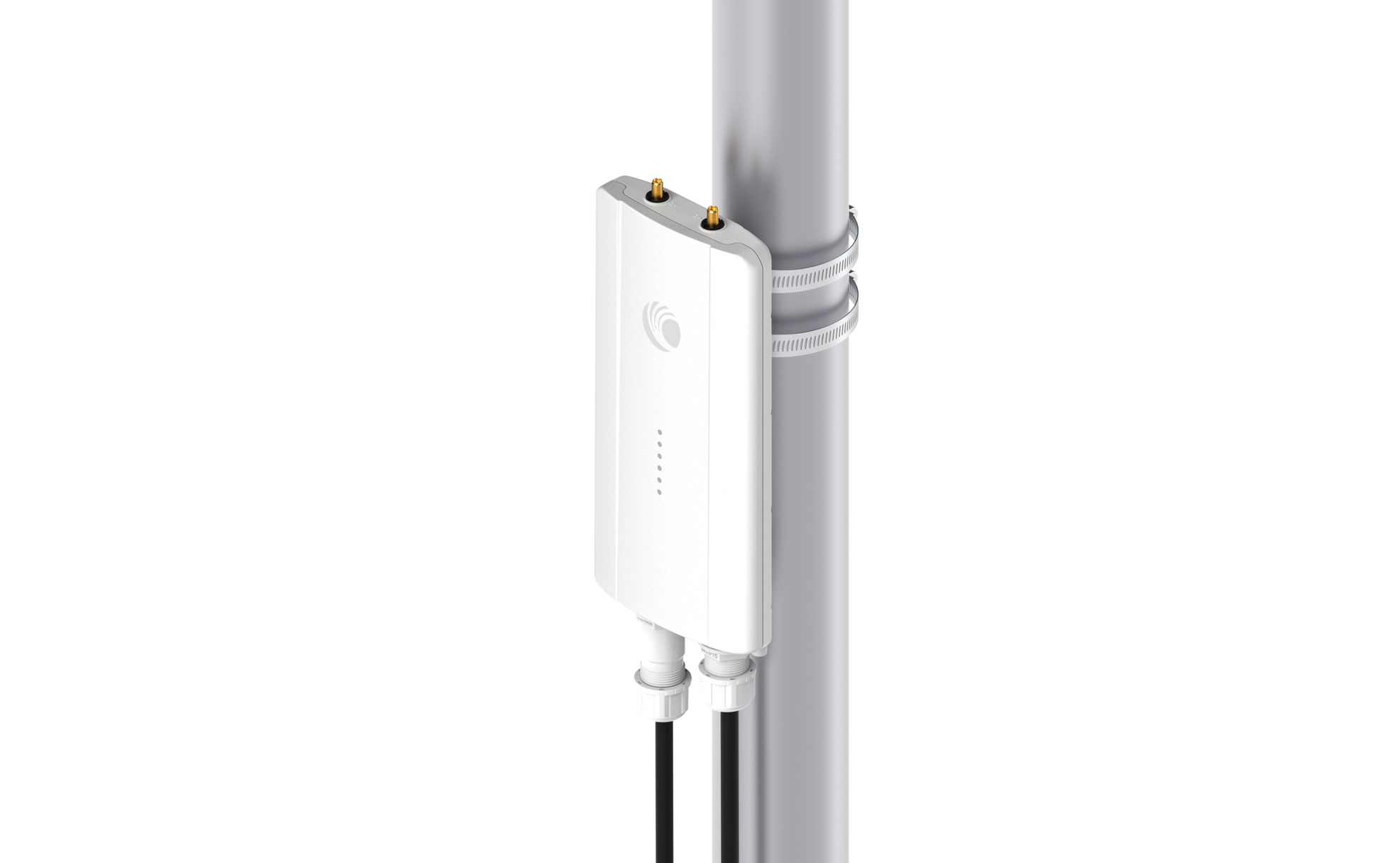 Cambium Networks ePMP 4500L 5GHz white access point with gold antennas