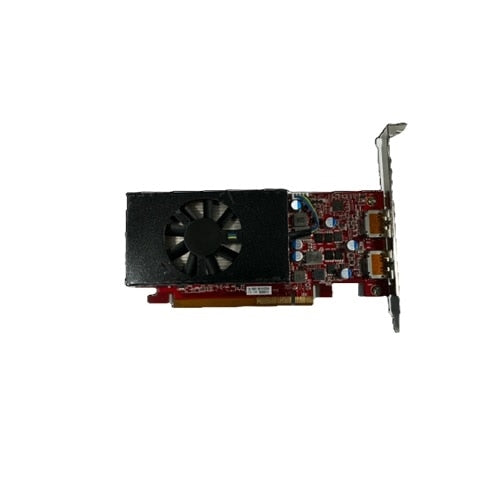 Hp 803s9aa radeon rx 6300 low profile graphics card with black and red design and front cooling fan 2gb gddr6