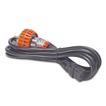 APC AP9897 NetShelter C19 power cord with orange connector, 3.7m Australia plug