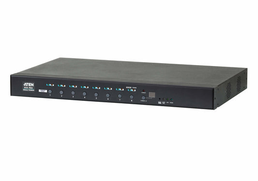 ATEN PE6208AV-ATA-G | PE6208AV Smart PDU, 8 x C13, 16A, 1U, Bank Metering & Outlet Control