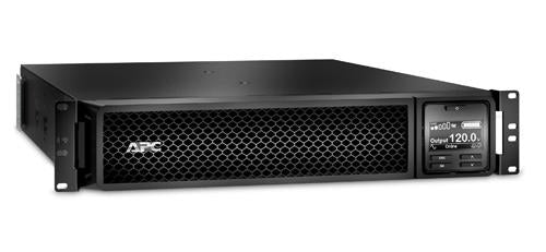 APC SRT3000RMXLA | 3kVA Rackmount 2U UPS, 120V, 8x 5-20R + 1x L5-30R NEMA Outlets, SmartSlot, Extended Runtime, Rail Kit Included