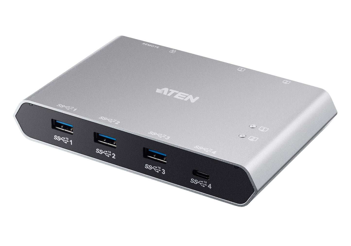 ATEN US3342-AT | US3342 USB-C Gen 2 Sharing Switch, 2 x Hosts, 4 x USB 3.2 Gen 2, 85W PD