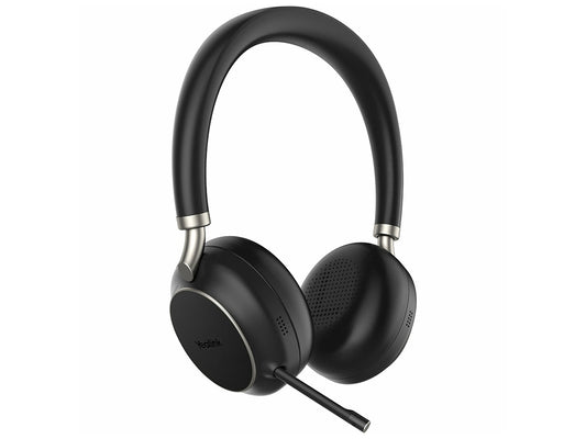 Yealink TEAMS-BH76-CH-BL | Wireless Headset, Bluetooth, USB-A, Charging Stand, Black