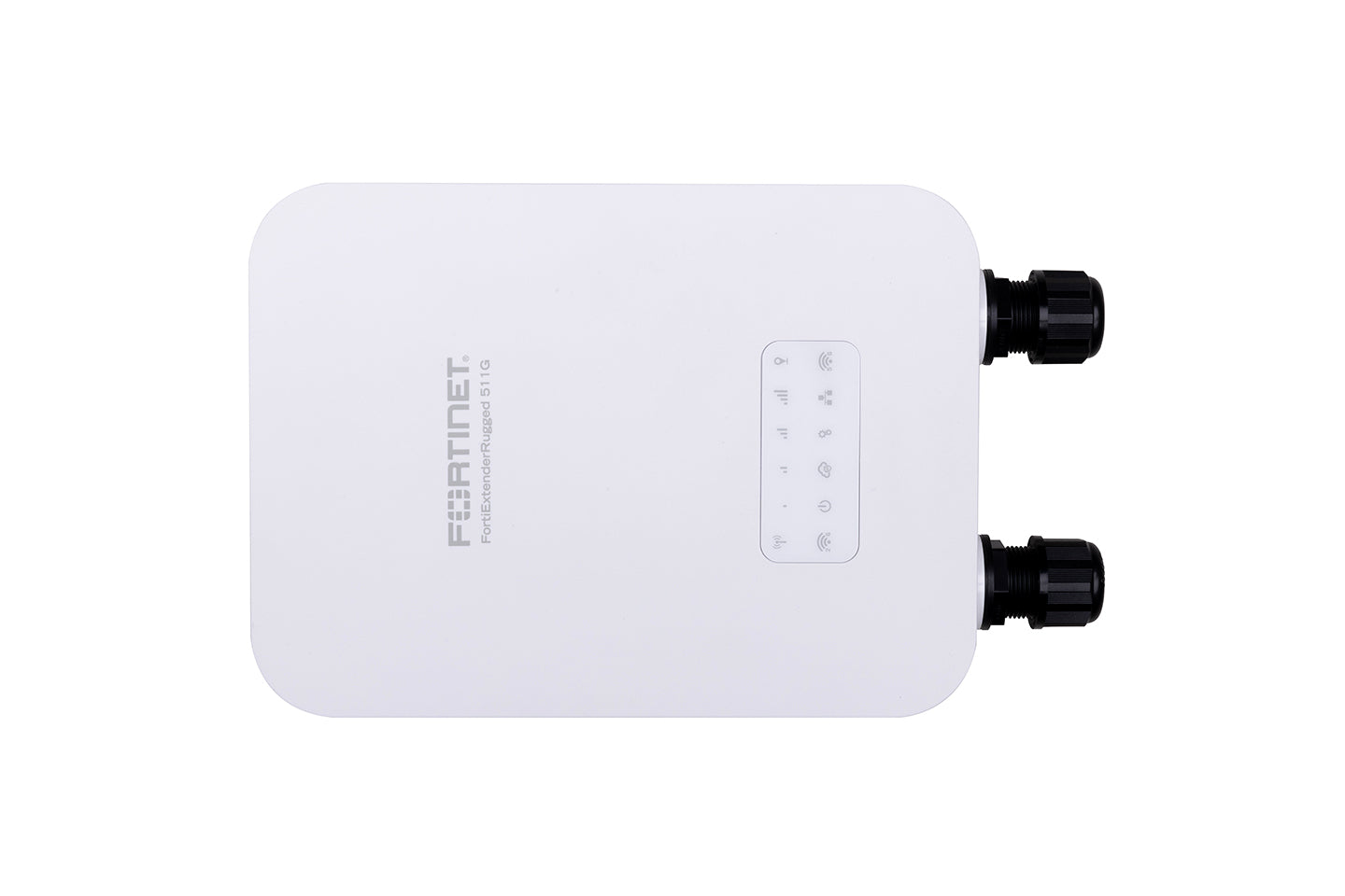 Fortinet Firepower 510G white rectangular network appliance with black connectors
