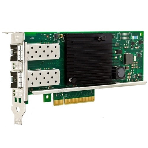 HPE P31618-B21 Intel X710 10GbE green PCIe card with 2 silver SFP+ ports