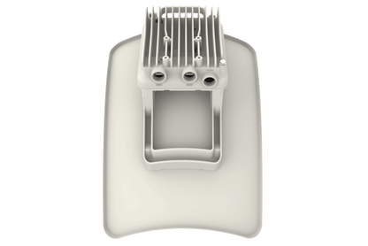 Cambium Networks cnWave V3000 60GHz mmWave client node, off-white plastic outdoor access point