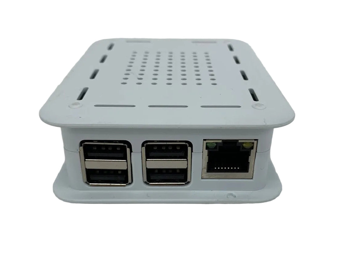 Spectralink AQN80001 white plastic case with USB and Ethernet ports