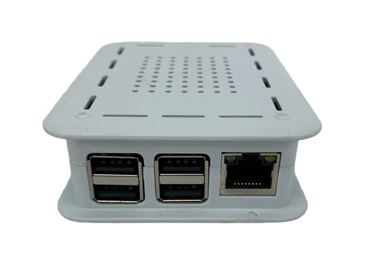 Spectralink AQN80001 white plastic case with USB and Ethernet ports