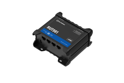 Teltonika RUT981000400 | RUT981 Global 4G LTE Router, Dual SIM+eSIM, 4-Port